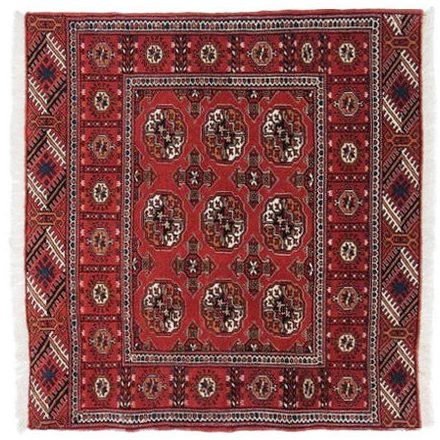 Tapis iranien Turkoman 100x106 tapis persan fait main