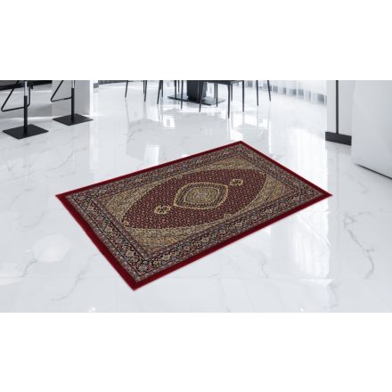 Tapis Persan bordeaux Mahi 80x120 tapis acrylique de qualité