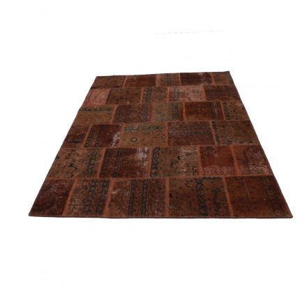 Tapis design marron Patchwork 170x235 tapis de salon