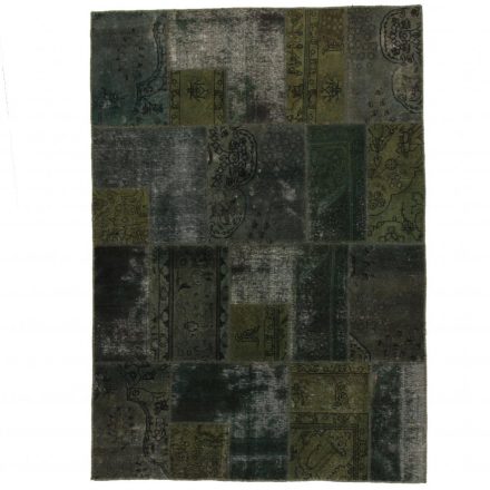 Tapis design vert Patchwork 168x239 tapis de salon