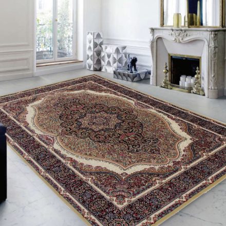 Tapis Persan brun KERMAN 200x300 tapis acrylique exclusif pour le salon