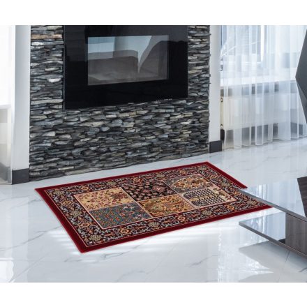 Tapis Persan bordeaux Kheshti 60x90 tapis acrylique de qualité