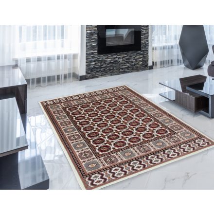 Tapis Persan beige BOKHARA 140x200 tapis acrylique de qualité