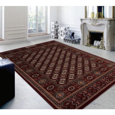 Tapis Persan bordeaux BOKHARA 200x300 tapis acrylique de qualité pour le séjour