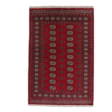 Tapis Pakistan rouge Boukhara 141x210 tapis oriental fait main