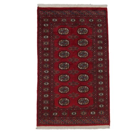 Tapis Pakistan bordeaux Boukhara 92x152 tapis oriental fait main