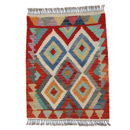 Tapis-Kilim-laine-tisse-main-Chobi-88x115-kilim