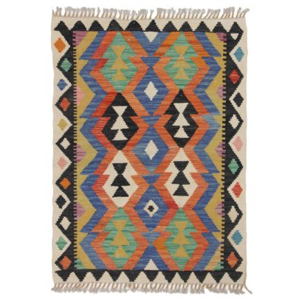 Tapis-Kilim-laine-fait-main-Chobi-87x118-kilim-ethnique