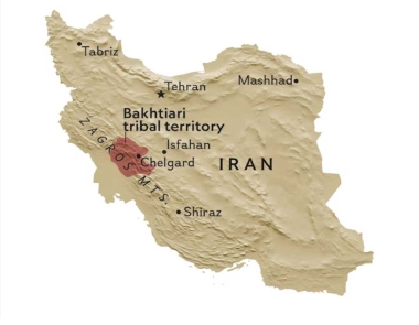 carte de Bakhtiari